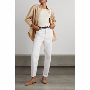 New w/ Tags Toteme Tapered Leg Denim Coated Jeans sizes 26 and 27